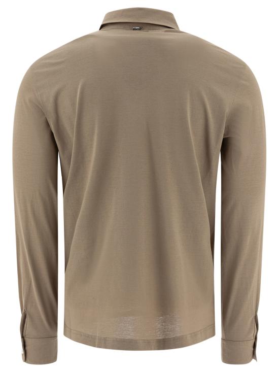 25SS 에르노 긴팔 셔츠 JPL00116U520052600 Brown - HERNO