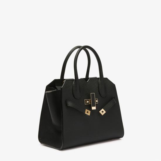 25FW 발렉스트라 토트백 WBMI0006010LOC99NN Black - VALEXTRA