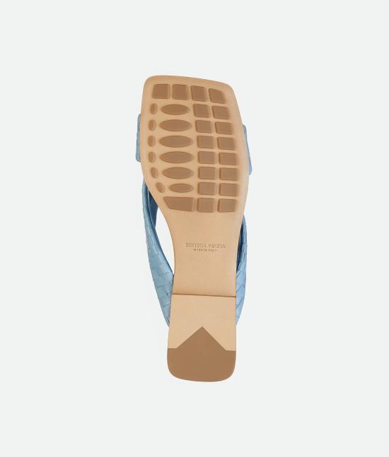 25FW 보테가베네타 뮬/슬리퍼 837897V2ED09113 Light blue - BOTTEGA VENETA