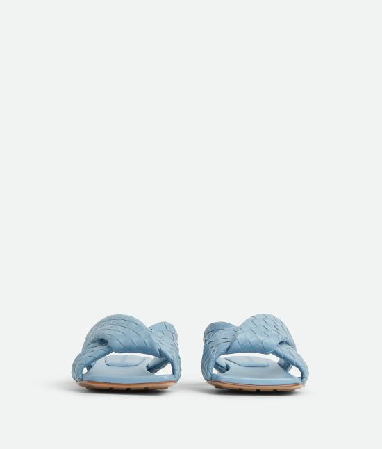 25FW 보테가베네타 뮬/슬리퍼 837897V2ED09113 Light blue - BOTTEGA VENETA