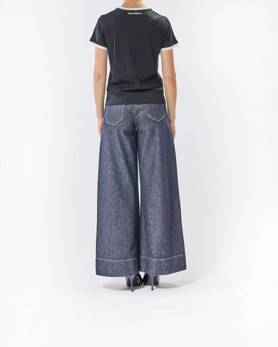 25FW 칼라거펠트 반팔 티셔츠 A3W17078 999 black NERO - KARL LAGERFELD