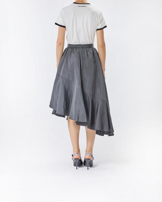 25FW 칼라거펠트 미디 스커트 A3W12015 999 black NERO - KARL LAGERFELD