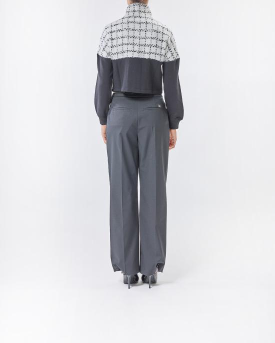 25FW 칼라거펠트 자켓 A3W20005 999 black BIANCO NERO - KARL LAGERFELD