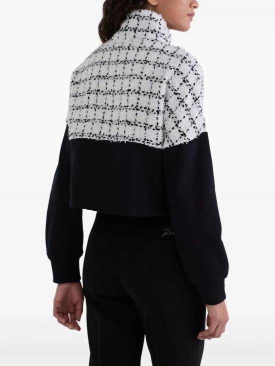 25FW 칼라거펠트 자켓 A3W20005 999 black BIANCO NERO - KARL LAGERFELD