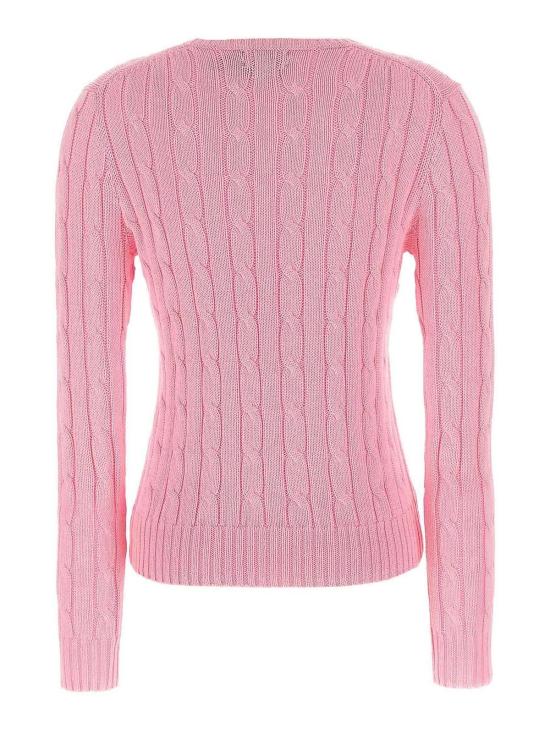 26SS 폴로 랄프로렌 폴로 자수 케이블 니트 스웨터 211971869010 Nude Neutrals - POLO RALPH LAUREN