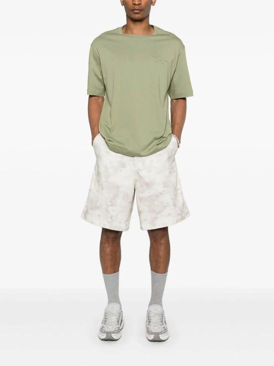  메종키츠네 데님 숏팬츠 OM01410WW9051SMPRI White - MAISON KITSUNE