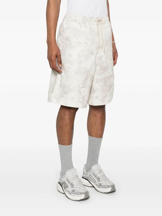  메종키츠네 데님 숏팬츠 OM01410WW9051SMPRI White - MAISON KITSUNE