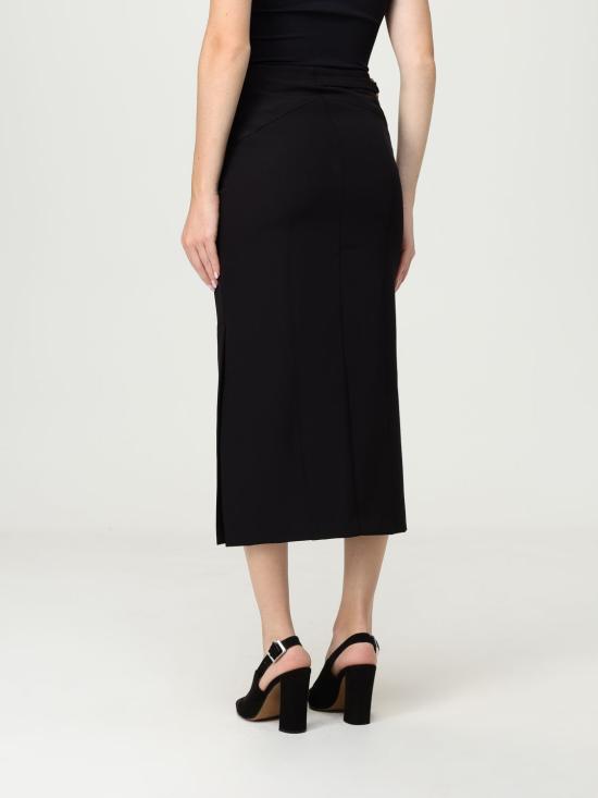 25FW 저스트까발리 롱 스커트 79PAE804N0626 899 Black - JUST CAVALLI