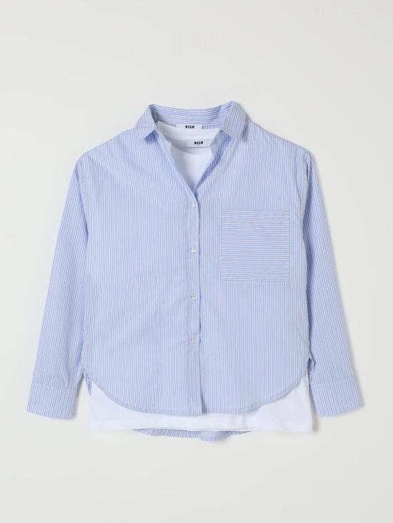 25FW [키즈] 엠에스지엠 셔츠 F5MSJGSI116 MS053 Blue