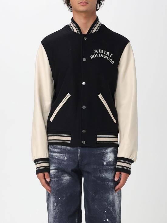 25FW 아미리 봄버 자켓 AMOUBB1066 001 Black