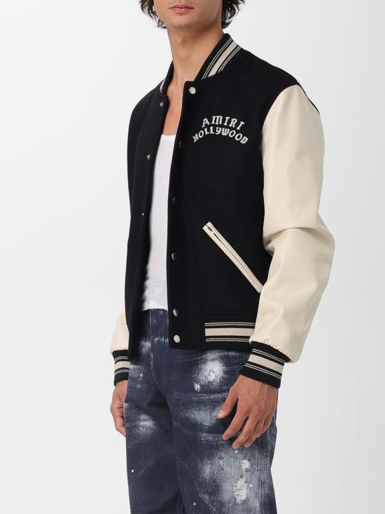 25FW 아미리 봄버 자켓 AMOUBB1066 001 Black - AMIRI