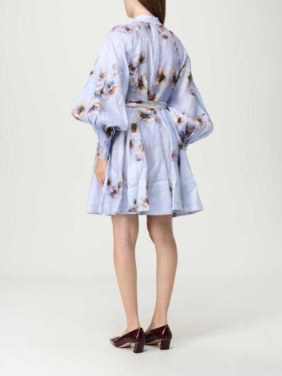 25FW 짐머만 히프노틱 버튼 미니 드레스 3970DF251 LILPP Lilac - ZIMMERMANN