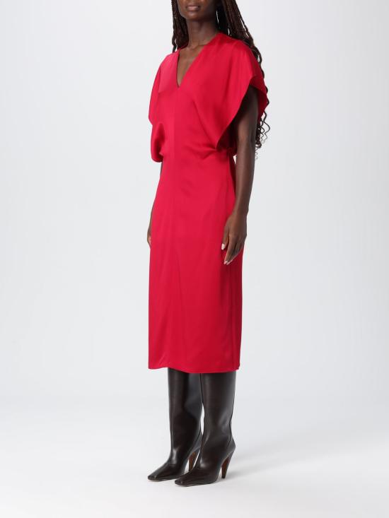 25FW 스텔라 맥카트니 미디 원피스 6A05613FU302 5001 Red - STELLA MCCARTNEY