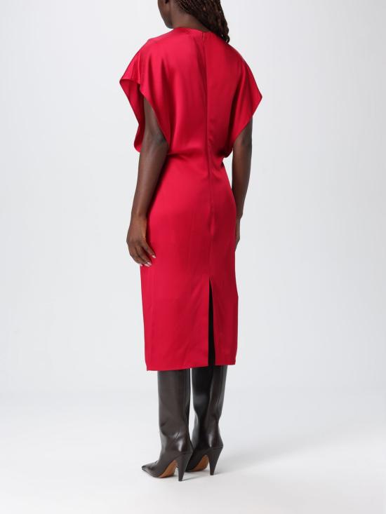 25FW 스텔라 맥카트니 미디 원피스 6A05613FU302 5001 Red - STELLA MCCARTNEY