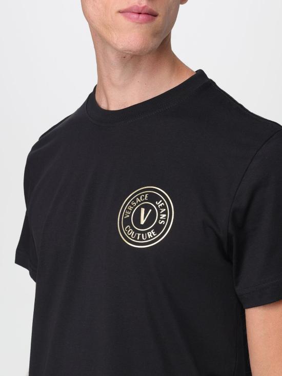 25FW 베르사체 반팔 티셔츠 79GAHT00CJ00T G89 Black - VERSACE