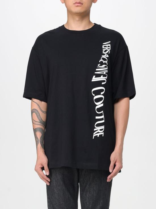 25FW 베르사체 반팔 티셔츠 79GAHP04CJ01P 899 Black