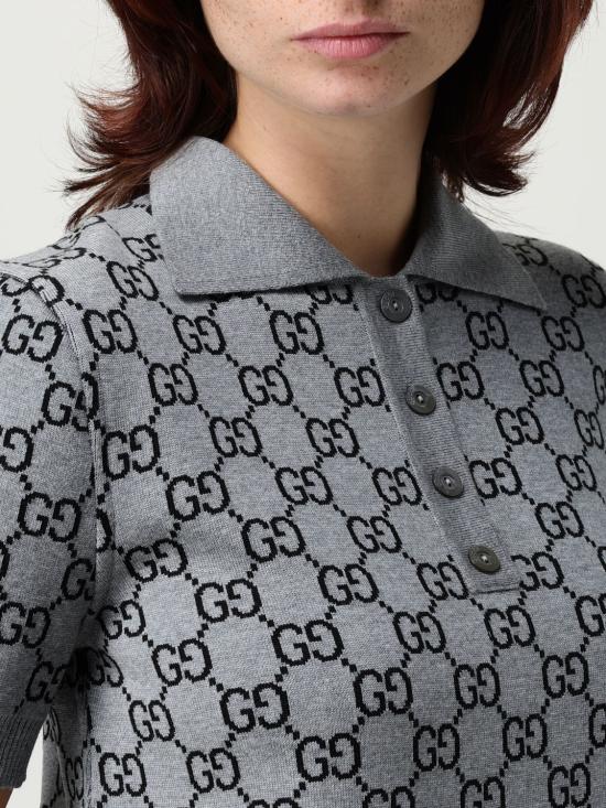 25FW 구찌 숏 원피스 836164XKEJP 1045 Grey - GUCCI