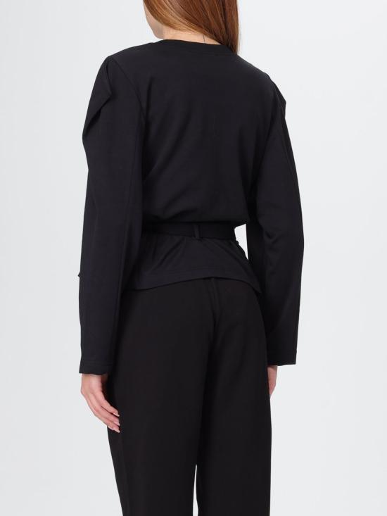 25FW 베르사체 반팔 티셔츠 79HAHE03CJ01E 899 Black - VERSACE