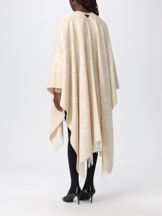 25FW 구찌 리버시블 점보 GG 캐시미어 케이프 7743084GABX 9877 Camel - GUCCI