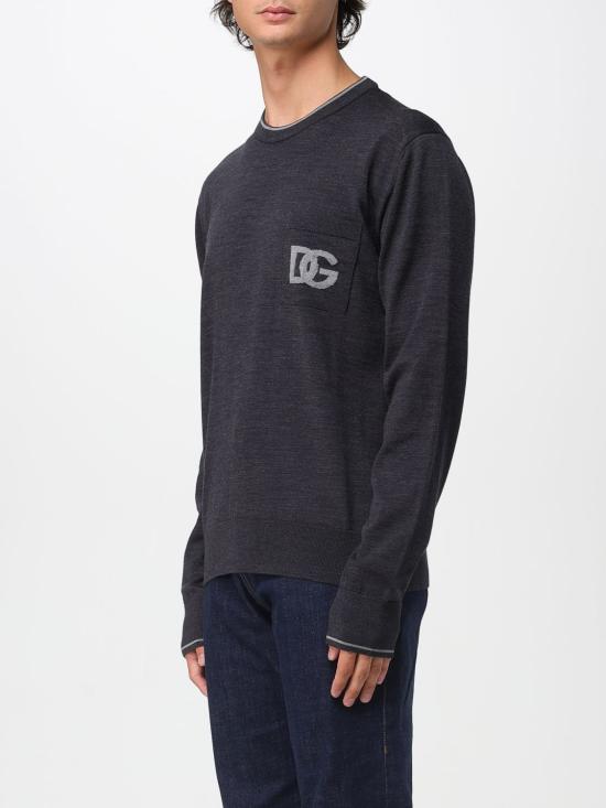 25FW 돌체앤가바나 스웨터 GXX28TJDVCT N2111 Grey - DOLCE & GABBANA
