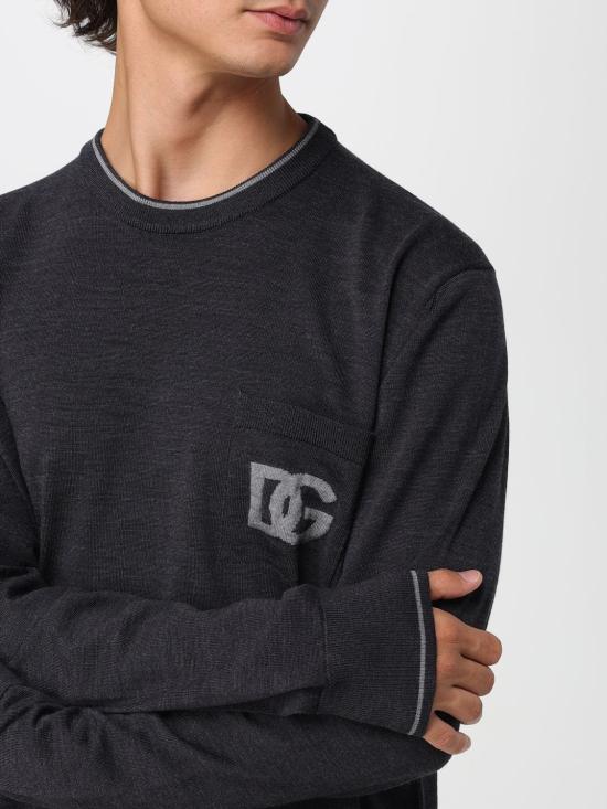 25FW 돌체앤가바나 스웨터 GXX28TJDVCT N2111 Grey - DOLCE & GABBANA