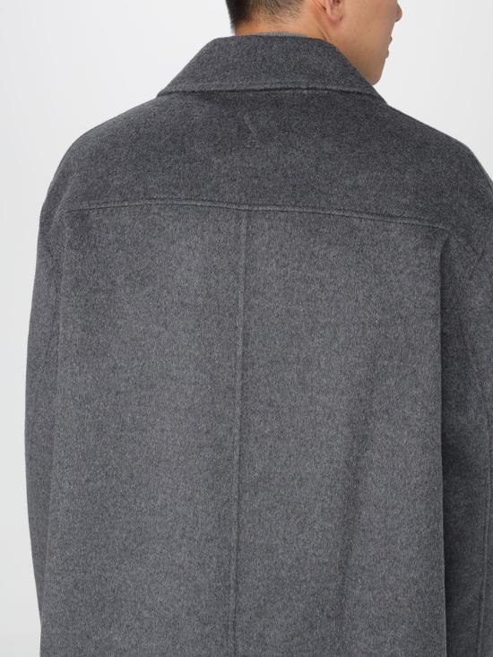 25FW 아미 코트 HCO471WV0022 055 Grey - AMI