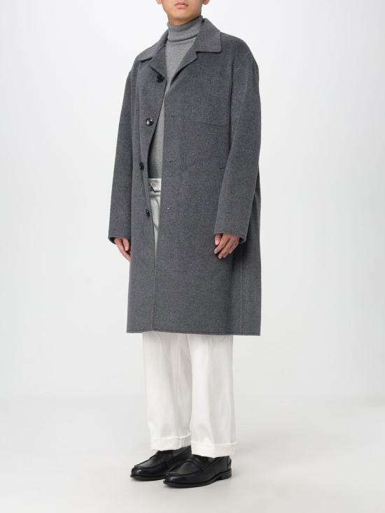 25FW 아미 코트 HCO471WV0022 055 Grey - AMI