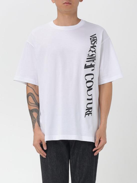 25FW 베르사체 반팔 티셔츠 79GAHP04CJ01P 003 White