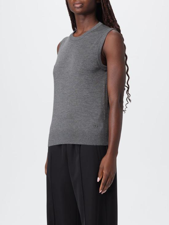 25FW 돌체앤가바나 민소매 티셔츠 FXT63ZJBW0P N4032 Grey - DOLCE & GABBANA