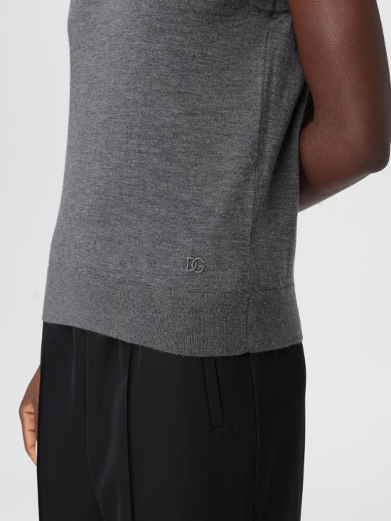 25FW 돌체앤가바나 민소매 티셔츠 FXT63ZJBW0P N4032 Grey - DOLCE & GABBANA