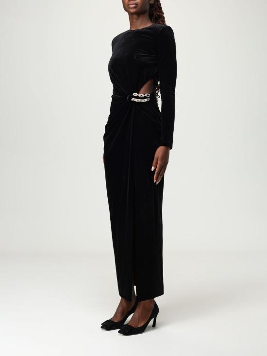 25FW 셀프 포트레이트 롱 원피스 AW25128MB Black - SELF PORTRAIT