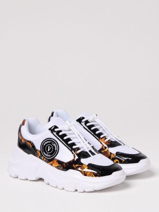 25FW 베르사체 뮬/슬리퍼 79VA3SC7ZSC80 MD7 White - VERSACE