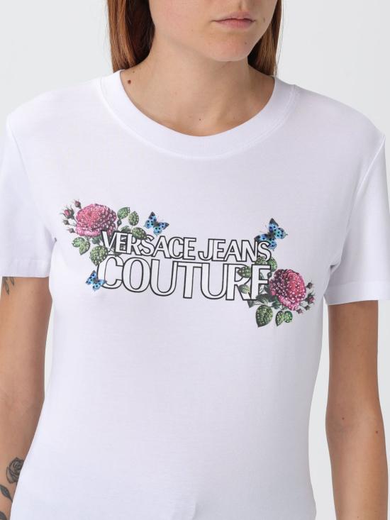 25FW 베르사체 반팔 티셔츠 79HAHB00CJB01 003 White - VERSACE