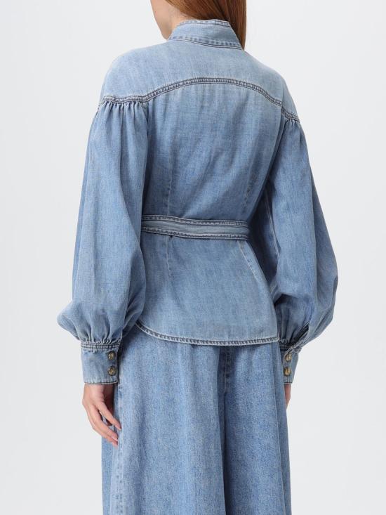 25FW 짐머만 데님 셔츠 5010TF25R DWBL Blue - ZIMMERMANN