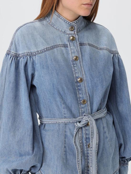 25FW 짐머만 데님 셔츠 5010TF25R DWBL Blue - ZIMMERMANN