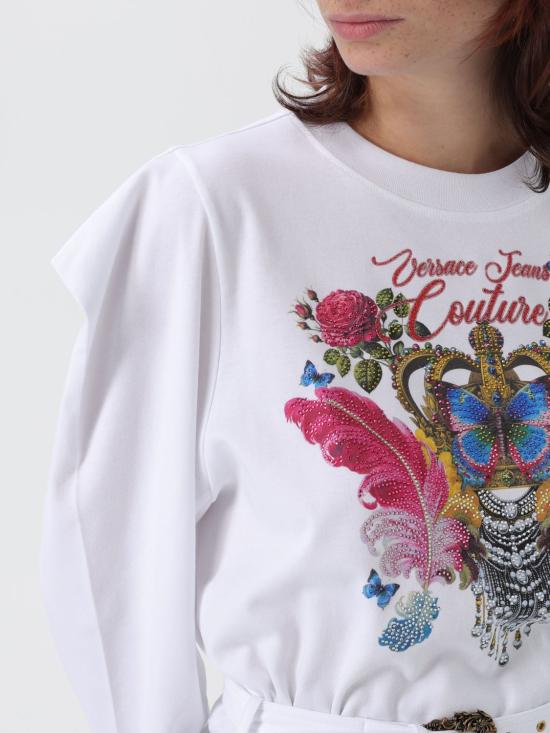 25FW 베르사체 반팔 티셔츠 79HAHE03CJ01E 003 White - VERSACE