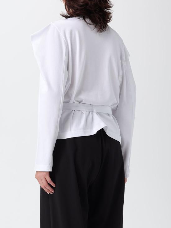 25FW 베르사체 반팔 티셔츠 79HAHE03CJ01E 003 White - VERSACE