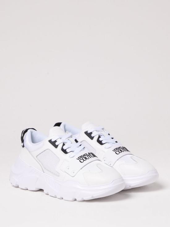 25FW 베르사체 뮬/슬리퍼 79YA3SC4ZSC55 003 White - VERSACE