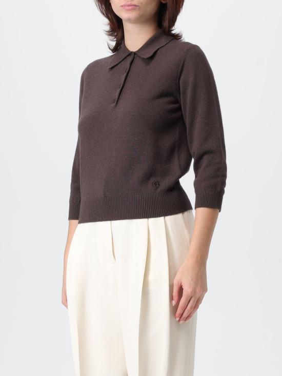 25FW 돌체앤가바나 폴로 티셔츠 FXZ32ZJDVC2 M1348 Brown - DOLCE & GABBANA