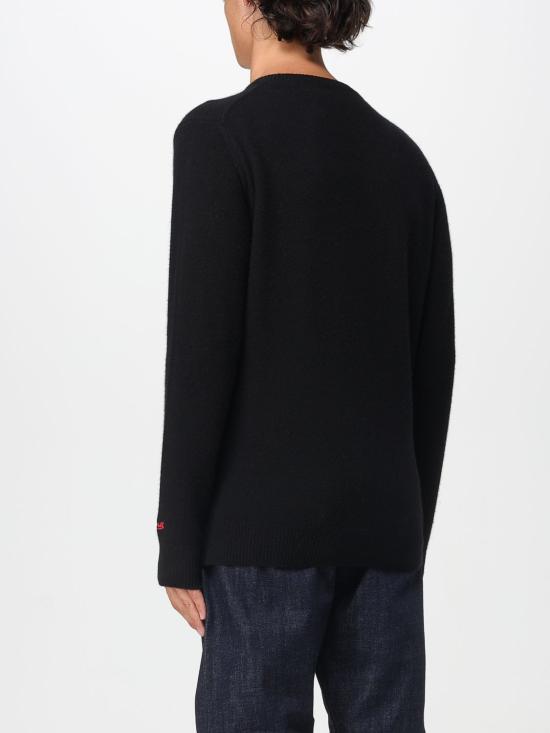 25FW 세인트바쓰 스웨터 HER0001 OFF PISTE BIG 00 EMB 00106I Black - MC2 SAINT BARTH