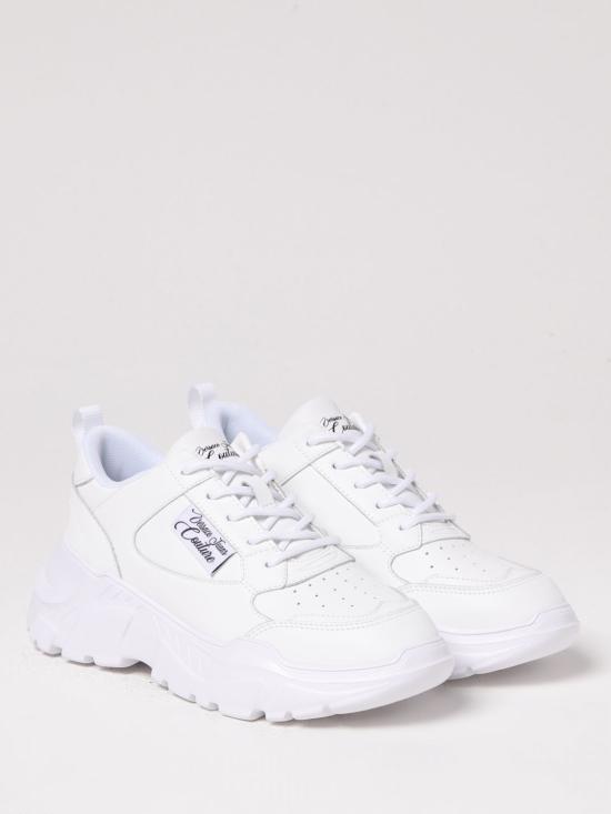 25FW 베르사체 뮬/슬리퍼 79VA3SC2ZPB23 003 White - VERSACE