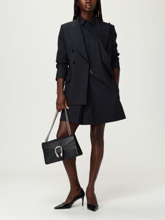 25FW 구찌 홀스빗 울 드레스 836243Z8B12 1054 Grey - GUCCI