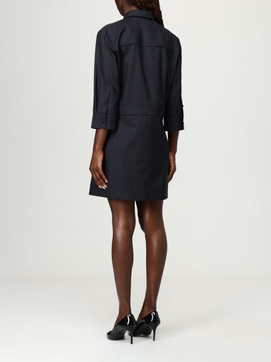 25FW 구찌 홀스빗 울 드레스 836243Z8B12 1054 Grey - GUCCI