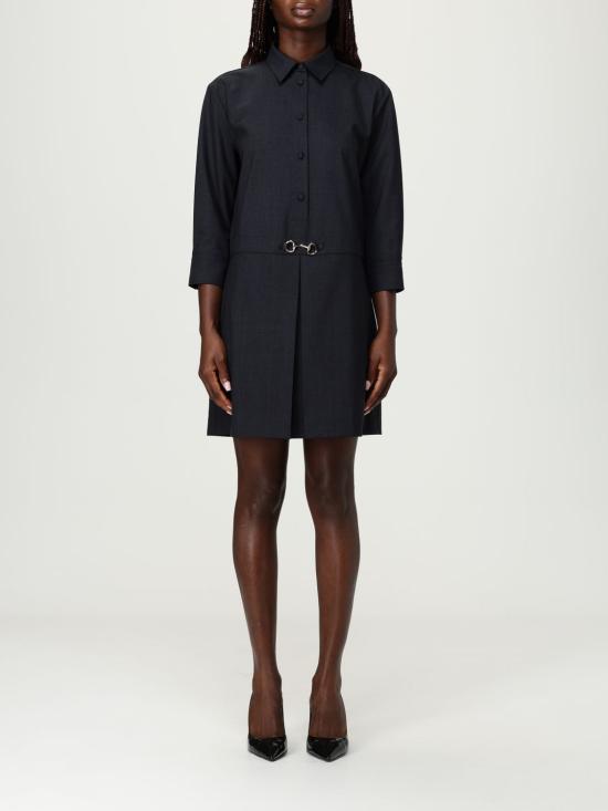 25FW 구찌 홀스빗 울 드레스 836243Z8B12 1054 Grey