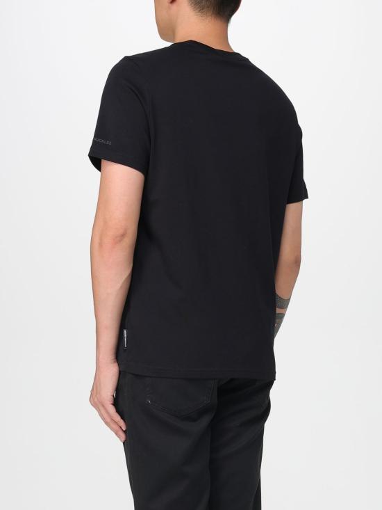 25FW 무스너클 반팔 티셔츠 M15MT777 292 Black - MOOSE KNUCKLES