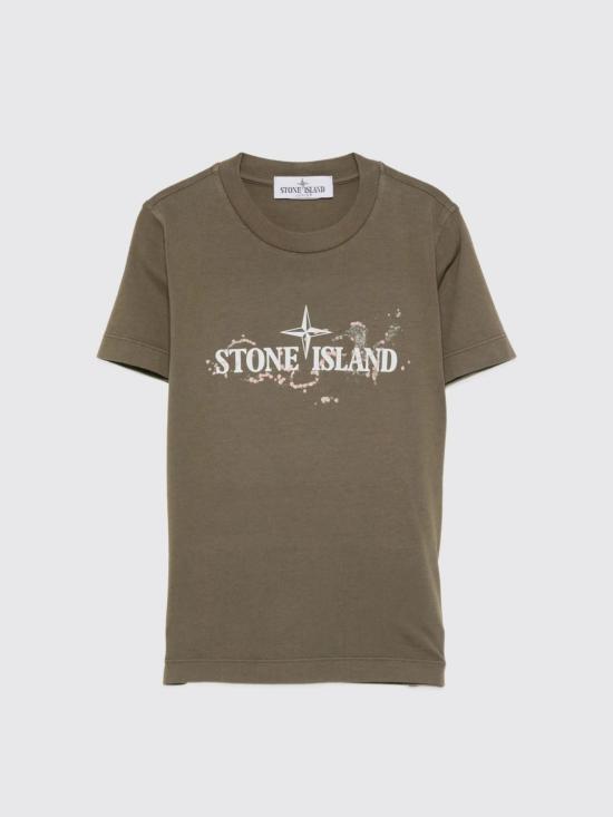 25FW [키즈] 스톤 아일랜드 티셔츠 2100010S0259 V0054 Brown