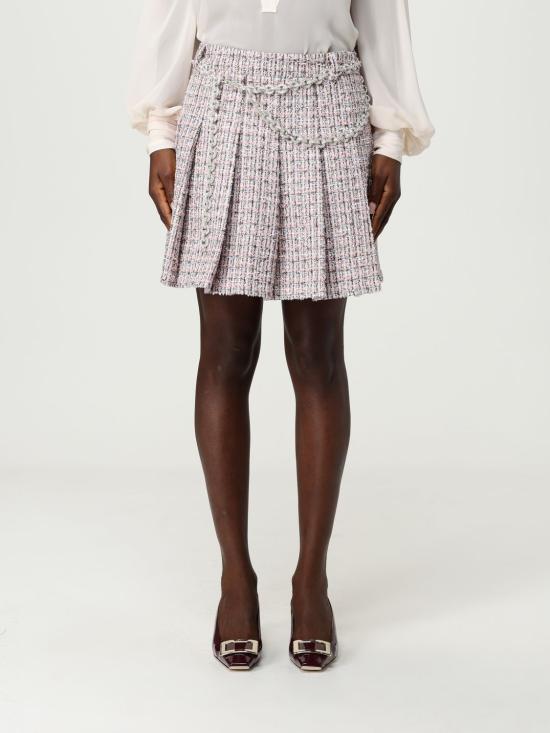 25FW 셀프 포트레이트 미디 스커트 AW25048SKAP Pink