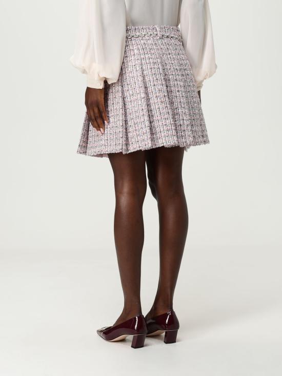 25FW 셀프 포트레이트 미디 스커트 AW25048SKAP Pink - SELF PORTRAIT