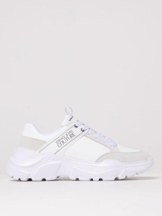 25FW 베르사체 뮬/슬리퍼 79YA3SC2ZPB30 003 White