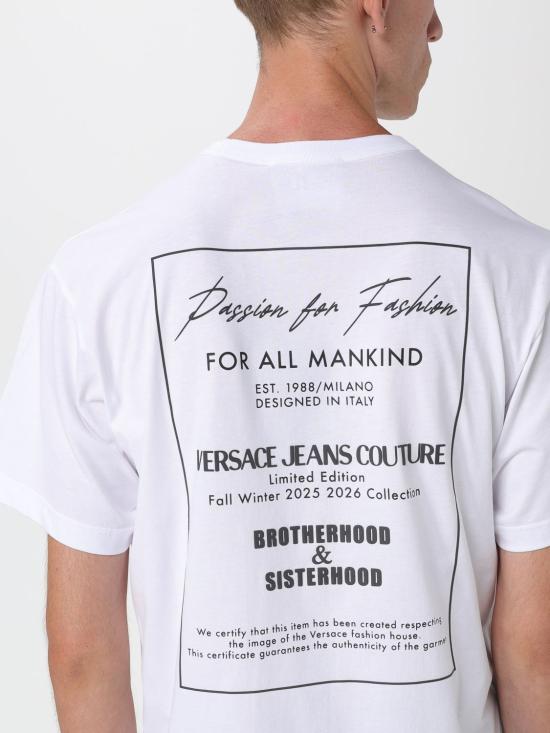 25FW 베르사체 반팔 티셔츠 79GAHE10CJ00E 003 White - VERSACE